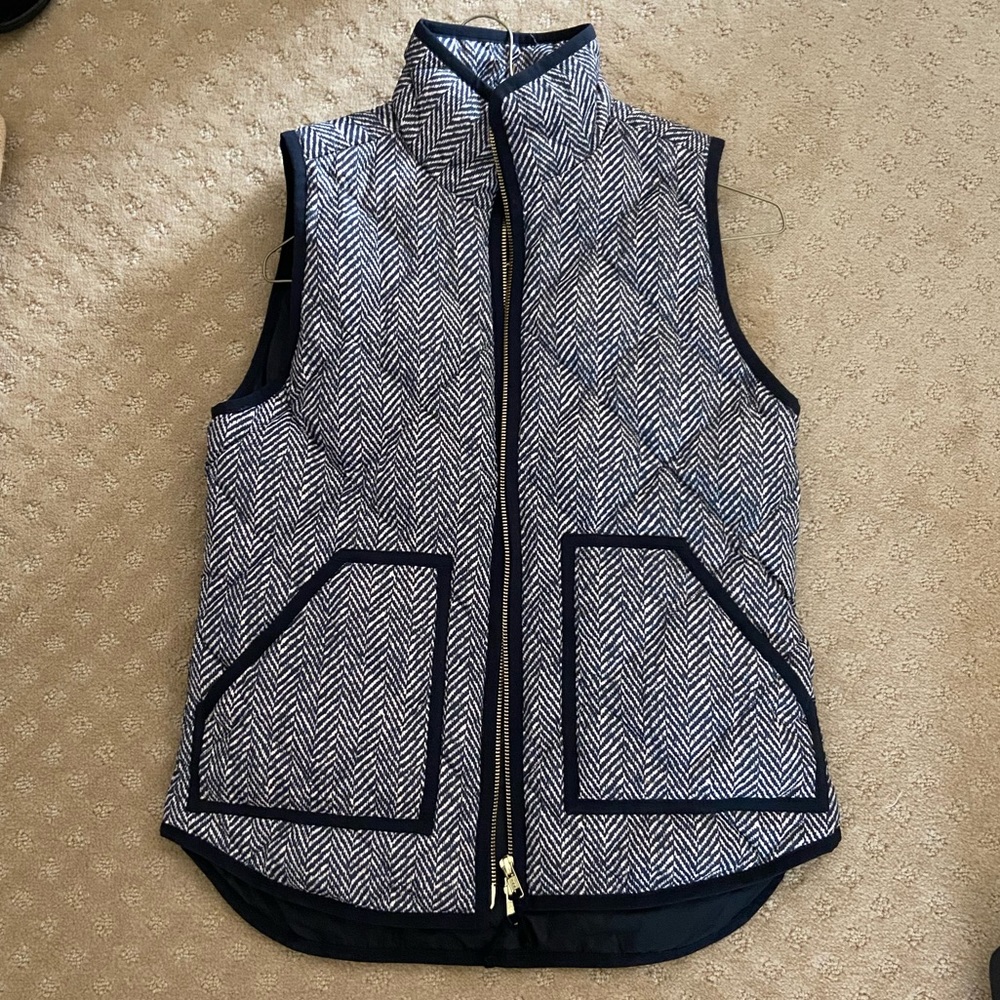 J. Crew Herringbone Vest (size XS)